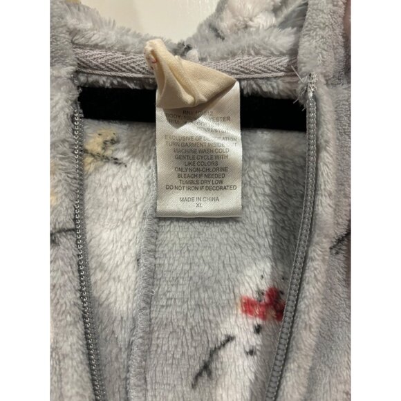 Munki Munki Snowman Adult One Piece Pajamas - Size XL - Picture 5 of 11